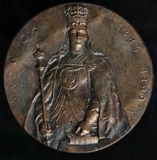 Medalion Jadwiga 1384-1399