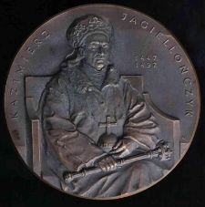 Medalion Kazimierz Jagiellończyk 1447-1492