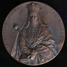 Medalion Anna Jagiellonka 1576-1596