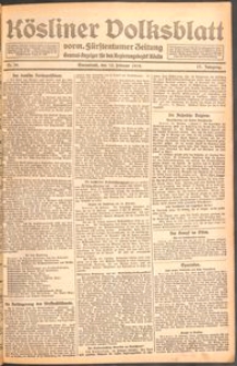 Kösliner Volksblatt [1919] Nr. 39