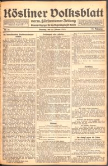 Kösliner Volksblatt [1919] Nr. 47