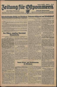 Zeitung f&uuml;r Ostpommern Nr. 149