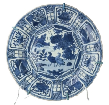 Talerz w typie porcelany Kraak