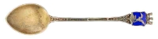 Łyżeczka pamiątkowa z herbem Sopotu
