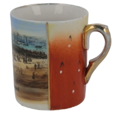 Porcelanowa filiżanka do kawy Andenken an Zoppot