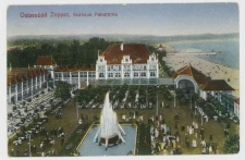 Pocztówka kolorowa «Ostseebad Zoppot, Kurhaus Panorama»