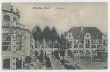 Pocztówka czarno-biała «Ostseebad Zoppot. Kurgarten»