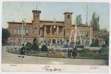 Pocztówka kolorowa z widokiem II Domu Kuracyjnego