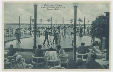 Poczt&oacute;wka czarno-biała &laquo;Ostseebad Zoppot. Freiluft-Tanzdiele vor dem Kasino-Hotel&raquo;