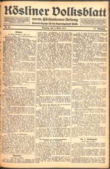 Kösliner Volksblatt [1919] Nr. 58