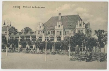 Poczt&oacute;wka czarno-biała &laquo;Zoppot. Blick auf das Logierhaus&raquo;