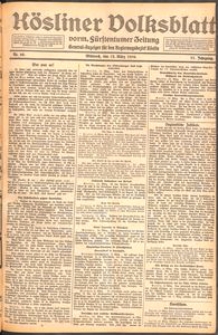 Kösliner Volksblatt [1919] Nr. 60