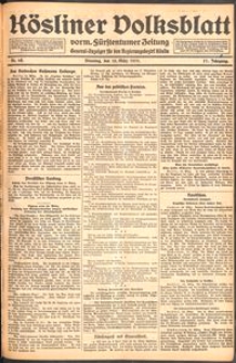 Kösliner Volksblatt [1919] Nr. 65