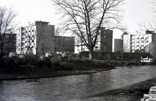 Widok na Słupię i Słupską Star&oacute;wkę z mostu Zamkowego