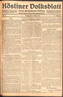 Kösliner Volksblatt [1919] Nr. 70