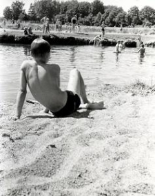 Strand am Fluss Słupia