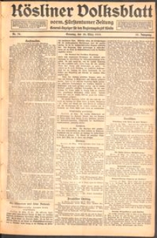 Kösliner Volksblatt [1919] Nr. 76