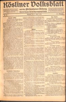 Kösliner Volksblatt [1919] Nr. 78
