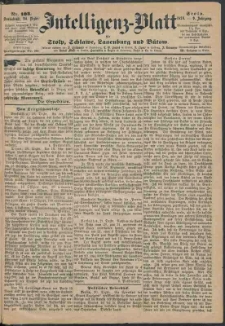 Intelligenz-Blatt f&uuml;r Stolp, Schlawe, Lauenburg und B&uuml;tow Nr. 103.