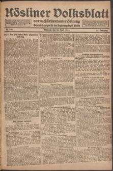 Kösliner Volksblatt [1919-04] Nr. 100