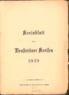 Kreisblatt des Neustettiner Kreises