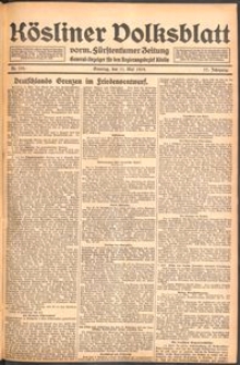 Kösliner Volksblatt [1919-05] Nr. 109