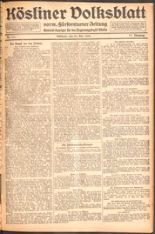 Kösliner Volksblatt [1919-05] Nr. 117