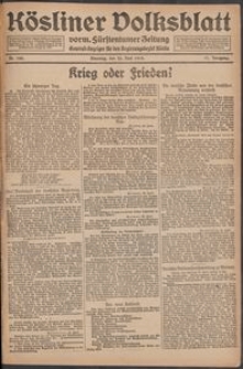 Kösliner Volksblatt [1919-06] Nr. 144