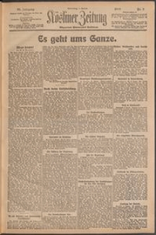 Kösliner Zeitung [1919-01] Nr. 7