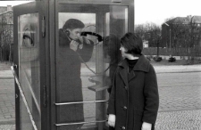 Telephone booth in the Old Market Square