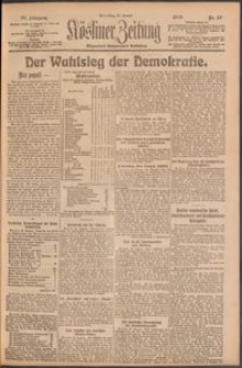 K&ouml;sliner Zeitung [1919-01] Nr. 19