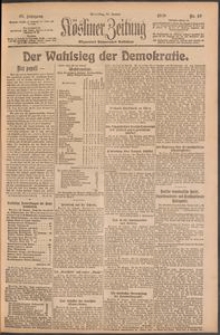 Kösliner Zeitung [1919-01] Nr. 19