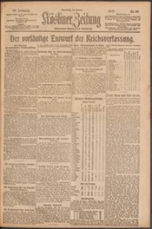 Kösliner Zeitung [1919-01] Nr. 25