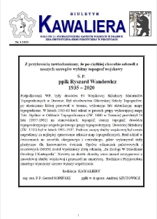 Kawaliera : biuletyn Koła, 2020, nr 1