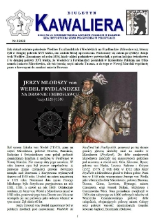 Kawaliera : biuletyn Koła nr 21, 2022, nr 2