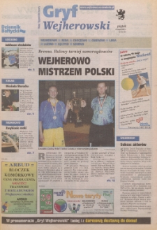Gryf Wejherowski, 2001, nr 20