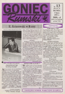 Goniec Rumski, 1993, nr 13