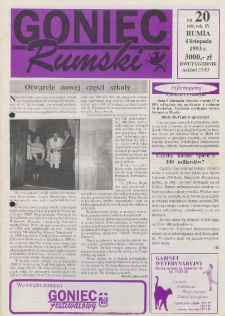 Goniec Rumski, 1993, nr 20