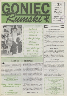 Goniec Rumski, 1993, nr 23