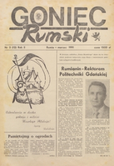 Goniec Rumski, 1991, nr 3