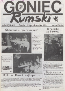 Goniec Rumski, 1991, nr 9