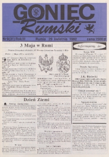 Goniec Rumski, 1992, nr 9