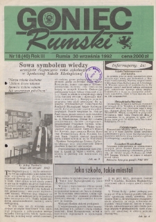 Goniec Rumski, 1992, nr 18