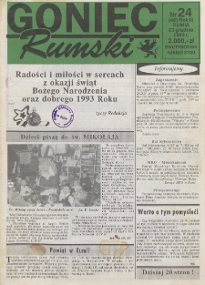 Goniec Rumski, 1992, nr 24