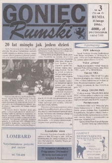 Goniec Rumski, 1994, nr 3