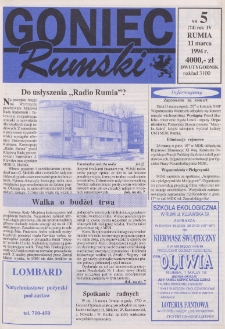 Goniec Rumski, 1994, nr 5