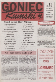 Goniec Rumski, 1994, nr 13