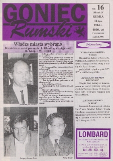 Goniec Rumski, 1994, nr 16
