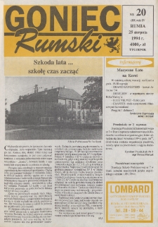 Goniec Rumski, 1994, nr 20