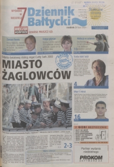 7 Dziennik Bałtycki, 2003, nr 167A